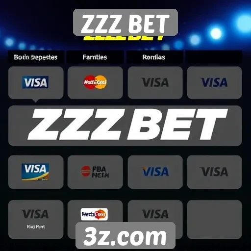 Métodos de pagamento disponíveis no ZZZ BET