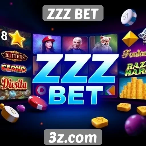 Variedade de jogos disponíveis na plataforma ZZZ BET